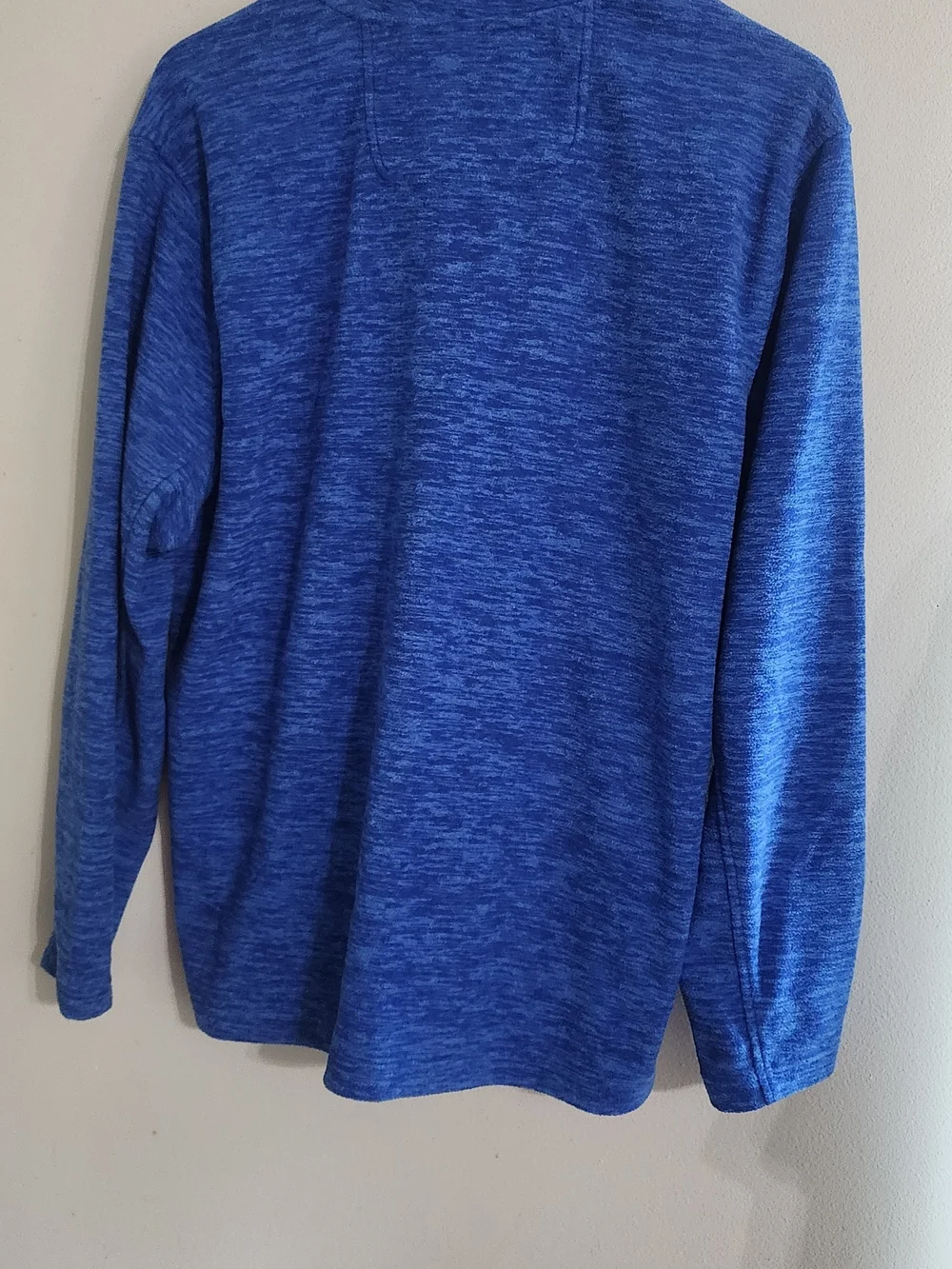 Tommy Bahama Blue Space Dye 1/4 Zip Pullover Sweatshirt Size M
